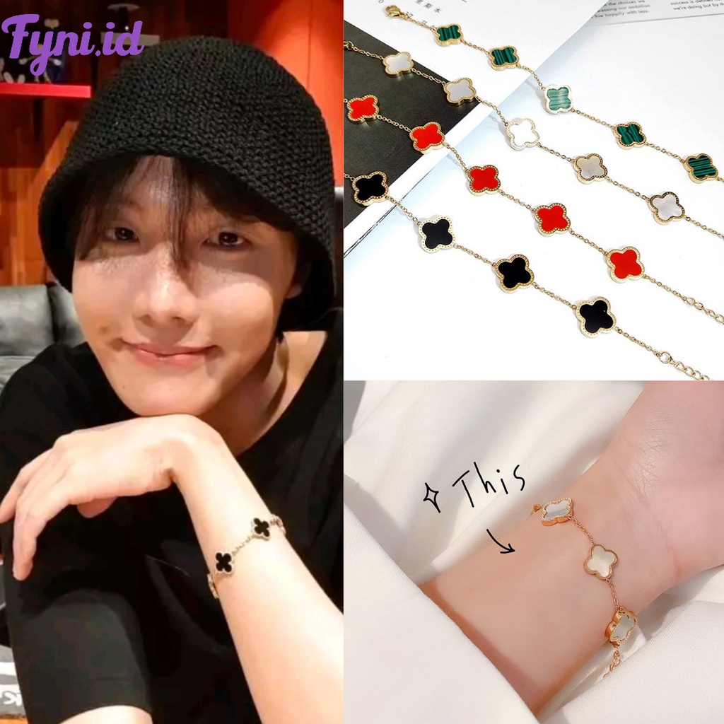 FLOWER BRACELET JHOPE BTS STAINLESS STEEL