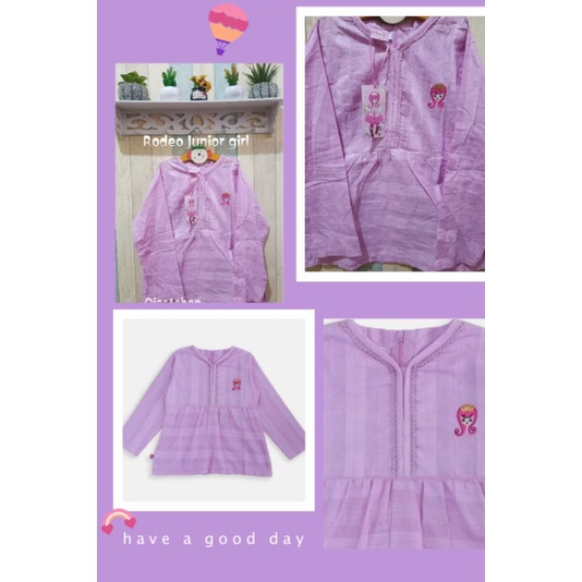 Atasan anak Rodeo junior girl/rodeo junior