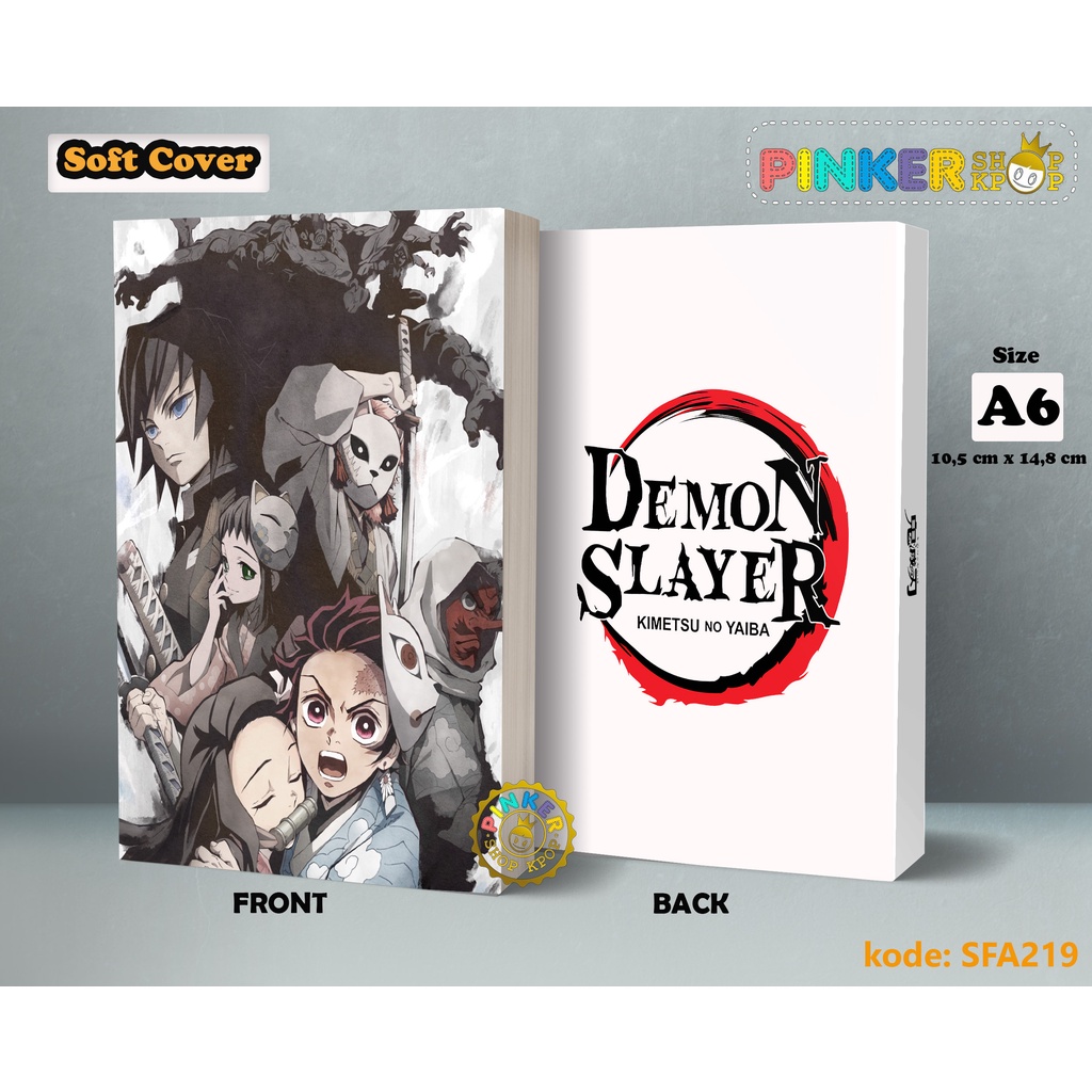 

(SFA219) Pocket Note Anime DEMON SLAYER 01 Cover Softcover