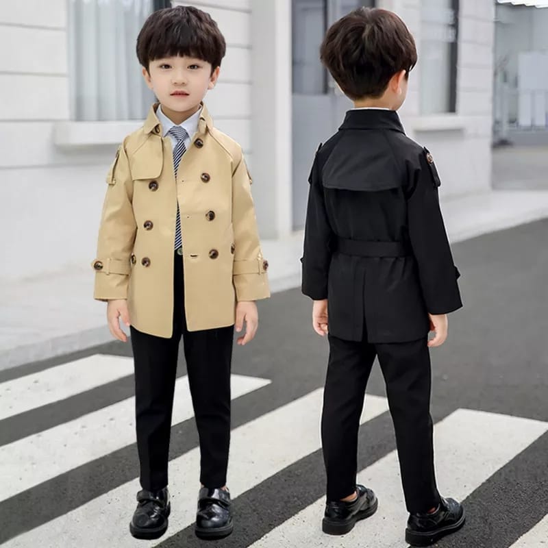 Jaket jubahh anak laki laki jubah casual jubah long coat panjang anak