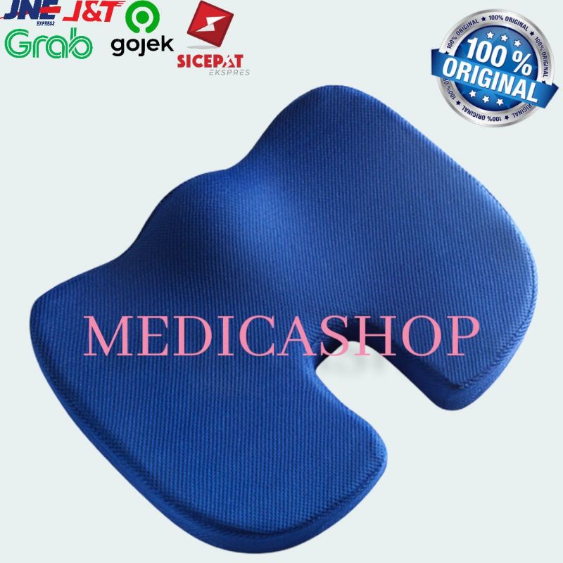 bantal memory foam / gel empuk buat duduk lama dan terapi tulang ekor