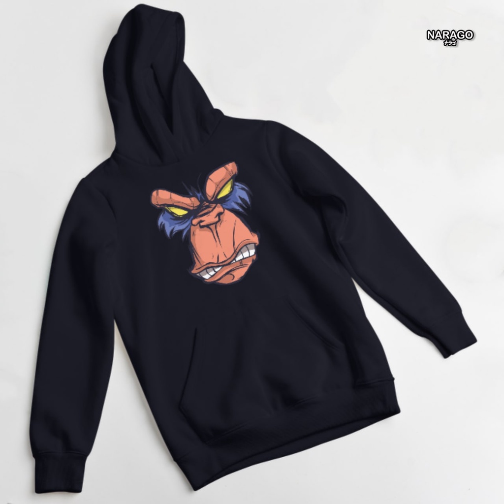 Nara.Grosir - Hoodie Jumper Angry Ape l Sweater Hodie Unisex