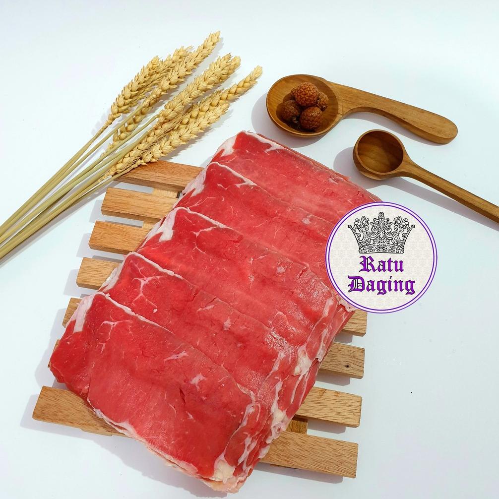 

[BAYAR DITEMPAT] Sukiyaki Non Fat / Daging Sapi Slice / Beef Slice @500gr
