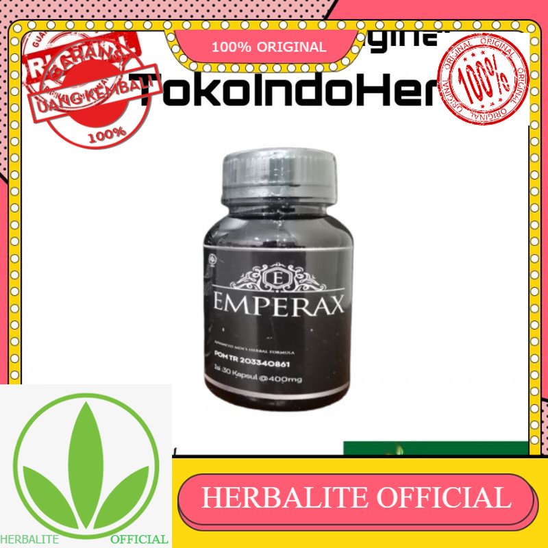 100% ORIGINAL Emperax Suplemen Stamina Pria 30 Capsule