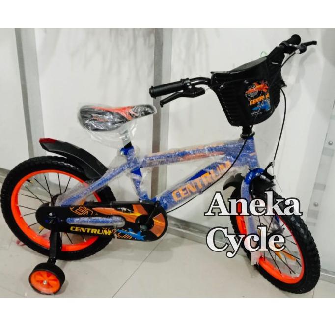 Sepeda Anak Roda Empat Cowok Bmx Centrum 16 Inch #Original
