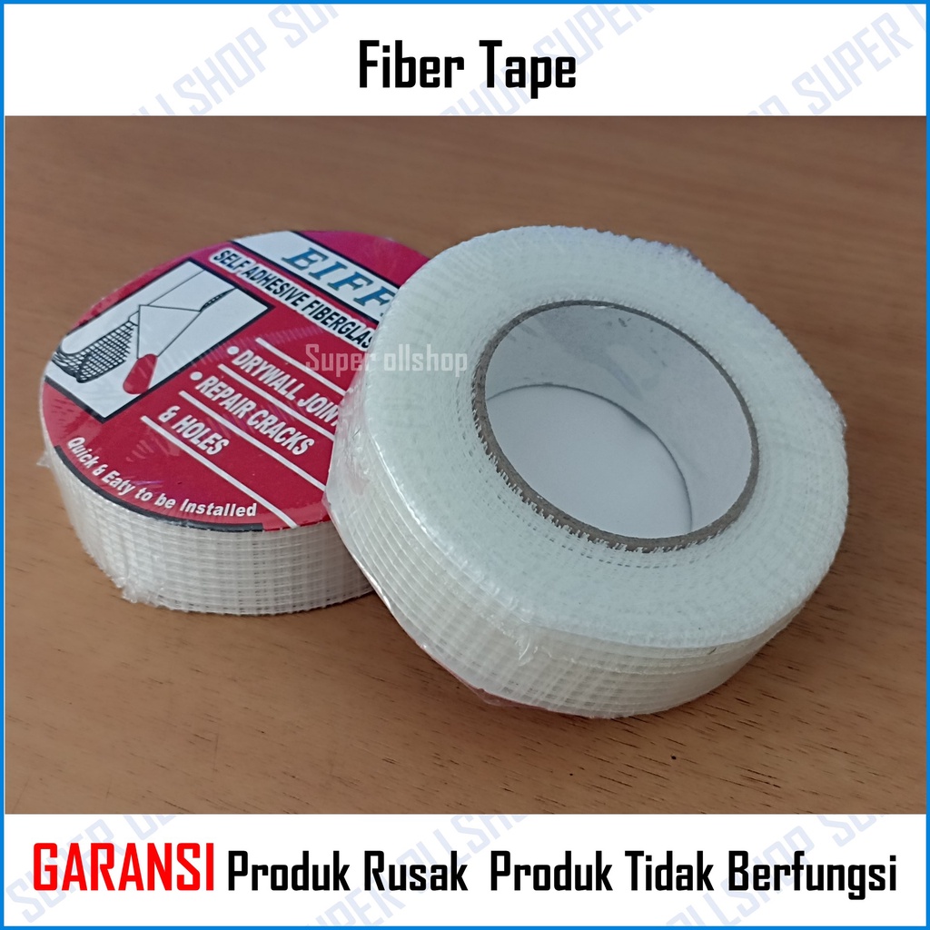 Perban Enternit Kasa Plavon Lem 90gr Kasa Gypsum / Lakban Kasa Lem Perban Gypsum Fiber | Perban Plafon Gipsum