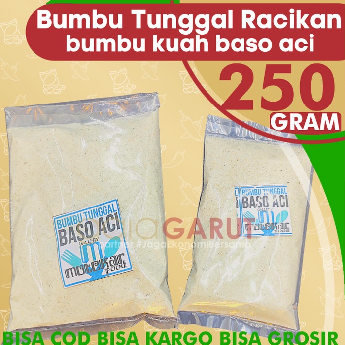 

favorit] BUMBU TUNGGAL BASO ACI 250gr racikan kemasan pouch BISA GROSIR by GAIA