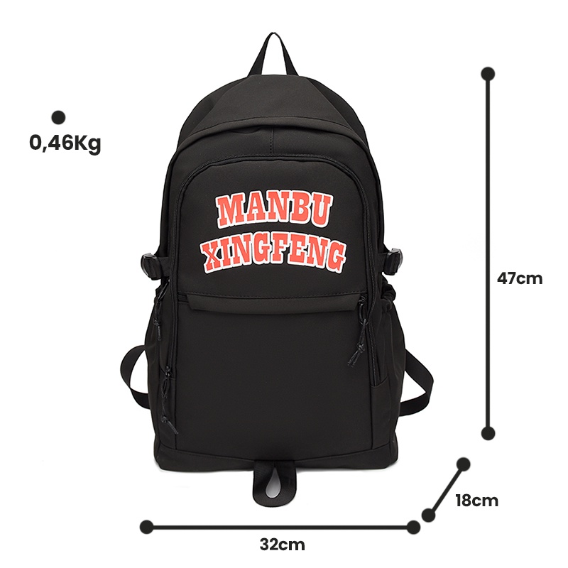 Mainland Tas Ransel Sekolah Daily Backpack Kuliah Tas Punggung Unisex TR406