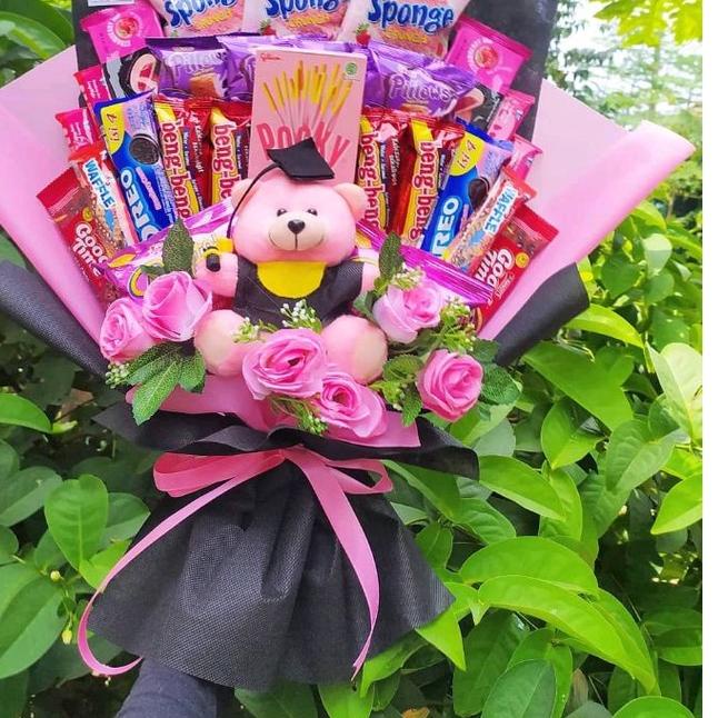 

SF5♠ (B) Buket Big Premium Snack Boneka Wisuda Bunga Lengkap Cewek/paket/bingkisan Snack Ulang Tahun/Ultah/ Wisuda/Kado/Hadiah Pacar/sahabat/Sidang skripsi/seminar/santunan anak yatim Pasti Laris
