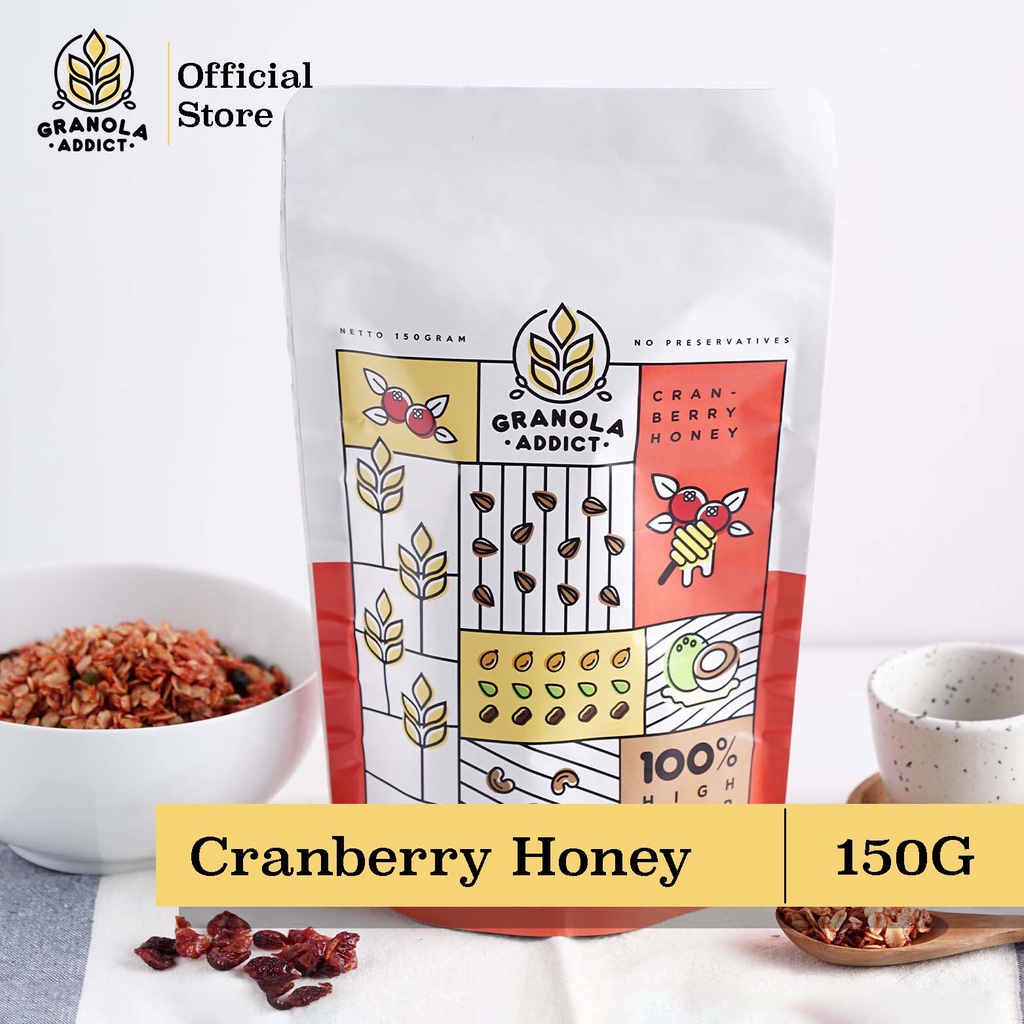 

Granola Addict - Cranberry Honey 150g