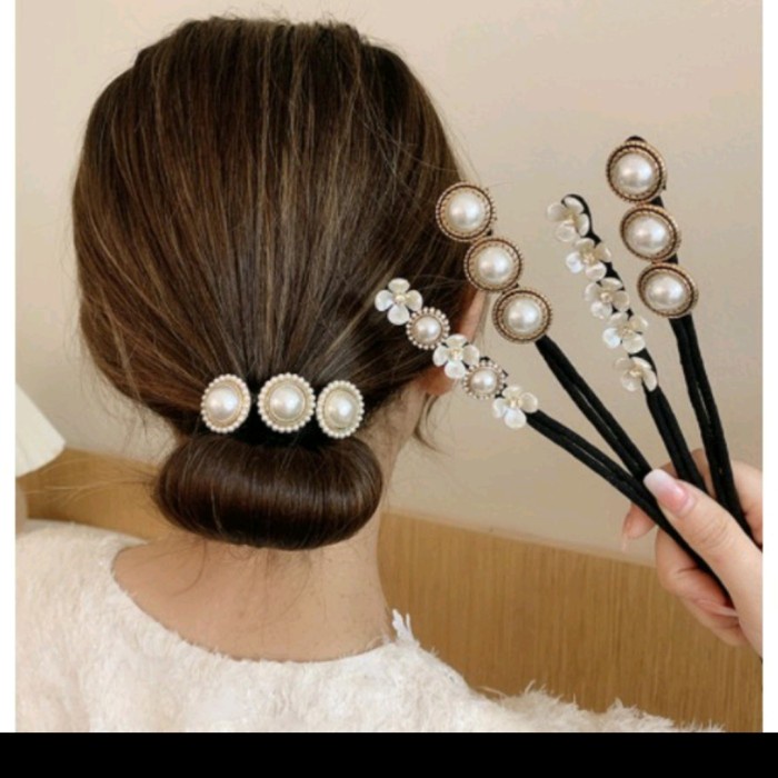 Ikat jepitan rambut sanggul hair bun kawat S20