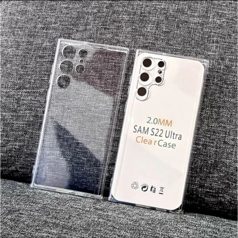 Case Samsung Galaxy S22 / S22 Plus S22+/ S22 Ultra 5G / S21 FE / S20 FE / S21 S21 Plus S21+ Ultra 5G 4G Silikon Casing Softcase Soft Clear Bening Camera Protect Transparan