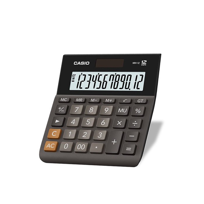 

TERBARU Casio Calculator MH-12 Black - 12 Digit