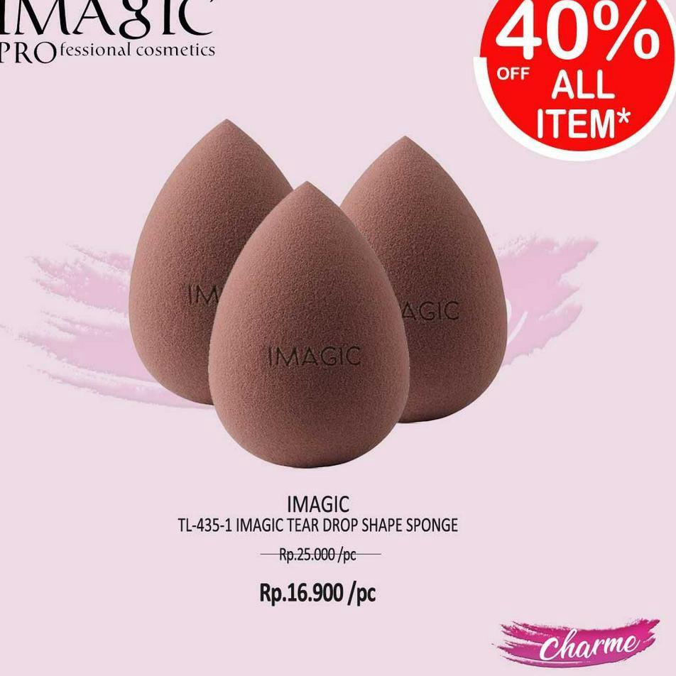 ➵Terlaris (READY & ORI) IMAGIC Beauty Blender Sponge Spons Makeup TL435 TL 435 Produk Premium