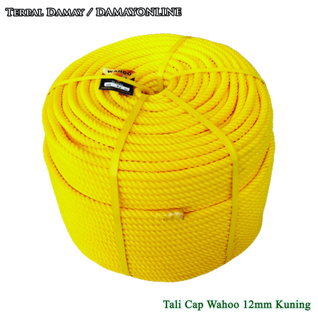 

Tali Tambang Cap Wahoo 12mm Kuning / Rol ( Harga / Rol )