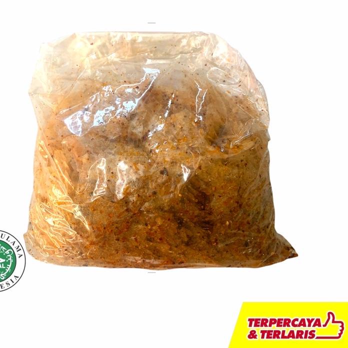 

☻☻► Keripik Kaca Basreng 1/2KG keripik Beling Kripca Cemilan keripik pedas