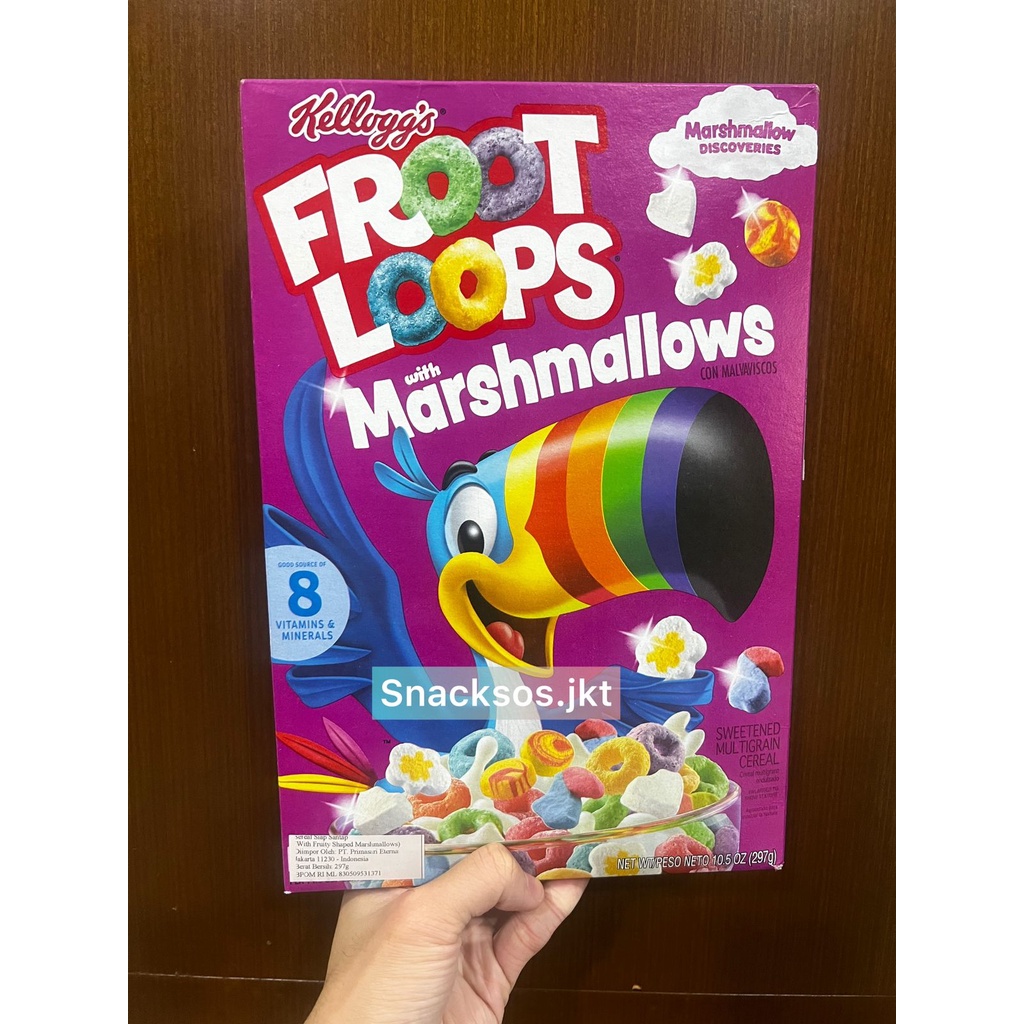 Jual Kellogg S Froot Loops With Marshmallows Kellogs Shopee Indonesia