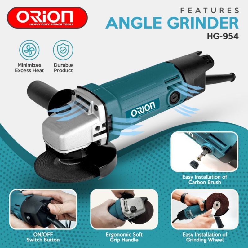 Angle Grinder / Mesin Gerinda Tangan Orion HG-954