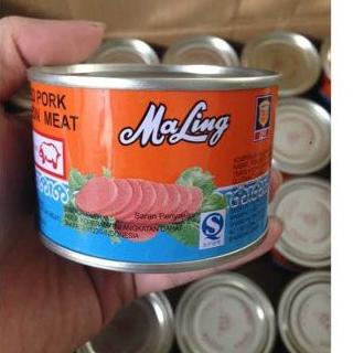

HARGA GROSIR >> Ma ling TTS Daging Babi 397gr / Canned Pork Luncheon Meat / Maling