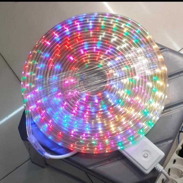 lampu selang led strip rgb warna warni led cafe outdoor pohon kotak