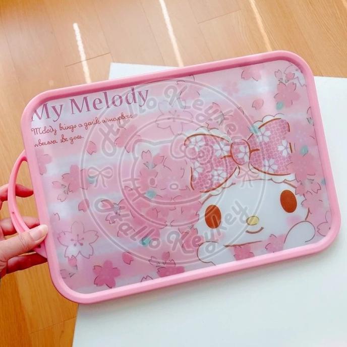 talenan cutting board papan potong melody pink flower