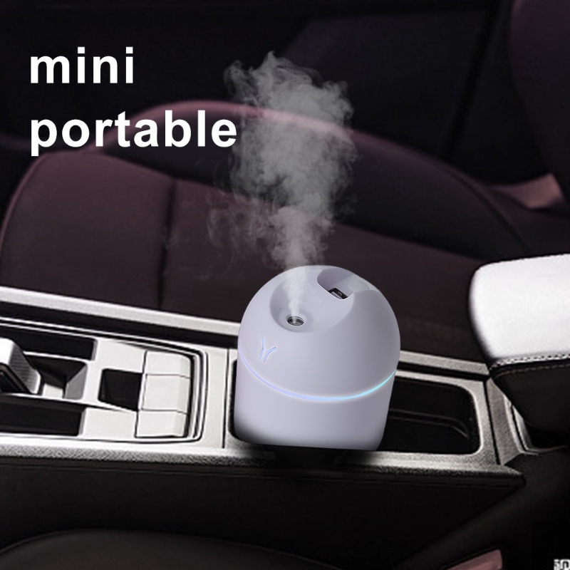 250ml Humidifier Mini Portable Ultrasonic Aroma Essential Oil Diffuser Pengharum Ruangan USB Charging Humidifier Mist Maker Dengan LED Night Lamp Pelembab Udara Untuk Rumah Mobil Kantor