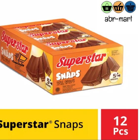 

[PRODUK IJZ] !!! Superstar Snaps [ Box - isi 12 pcs ] SLB