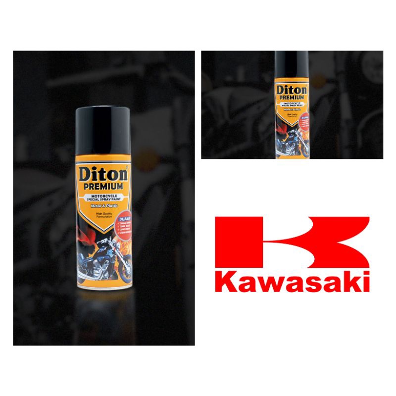 cat semprot pilok pilox diton premium 400cc varian kawasaki k9518 ninja green k9519 ninja orange 400cc