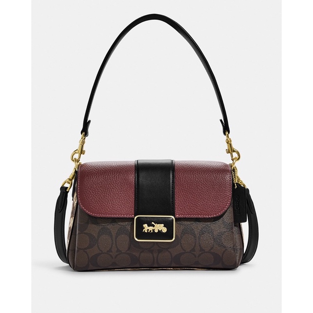 Coach Grace Shoulder In Colorblock (CC066)