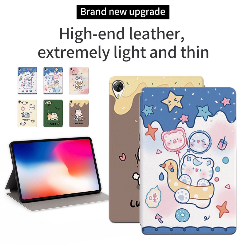 HUAWEI Scmr-w09 SCMR-AL00 MediaPad M6 10.8 (2019) SCM-AL09 Flip Case Bahan Kulit Motif Kartun