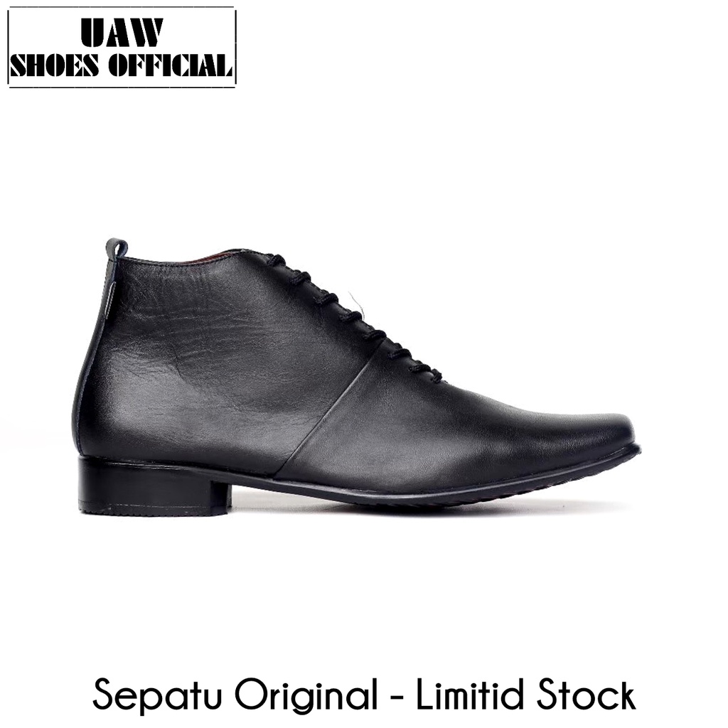 uawshoesofficial x SEPATU PANTOFEL LONDON BOOTS - Sepatu Boots Pria Pantofel Cevany Original Kulit
