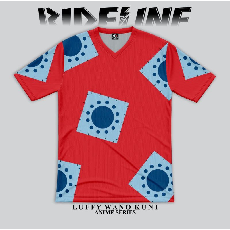 JERSEY KAOS TSHIRT ANIME ONE PIECE - LUFFY WANO KUNI