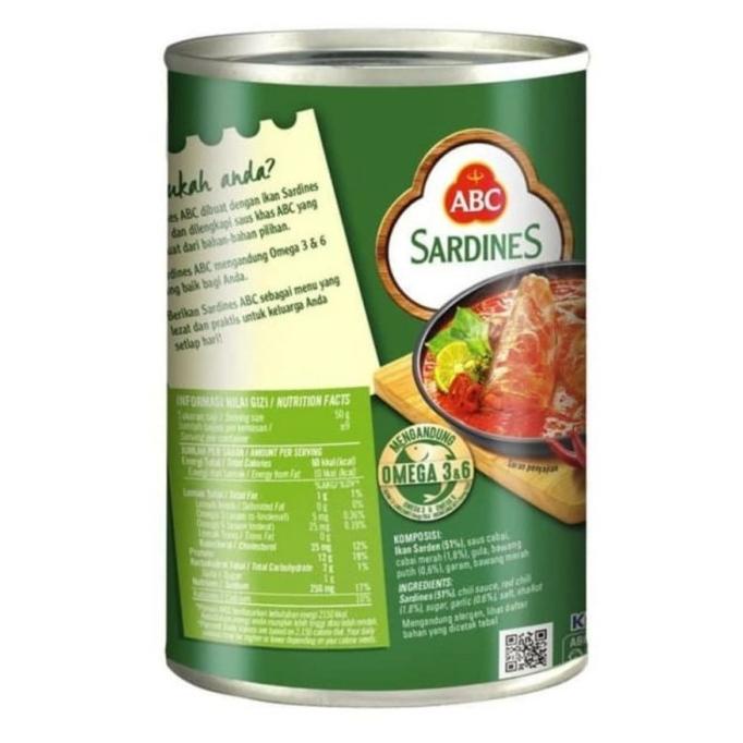 

OB773 SARDIN DAL SAUS EXTRA PEDAS 155 GR MAKAN KALENG SIAP SAJI SARDIN