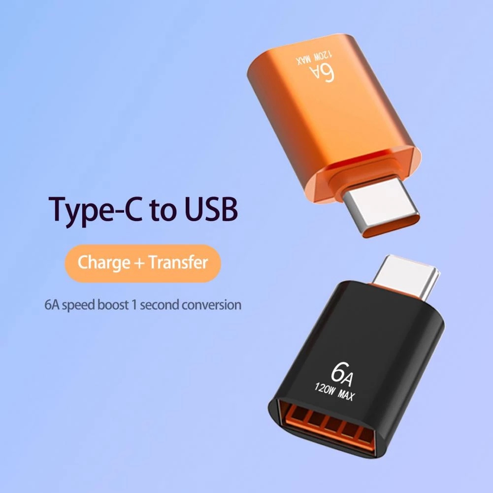 Adaptor OTG Tipe C Ke USB3.0/Konektor Dengan Indikator Untuk Handphone Kabel Data Male To Female Converter USB C Adapter