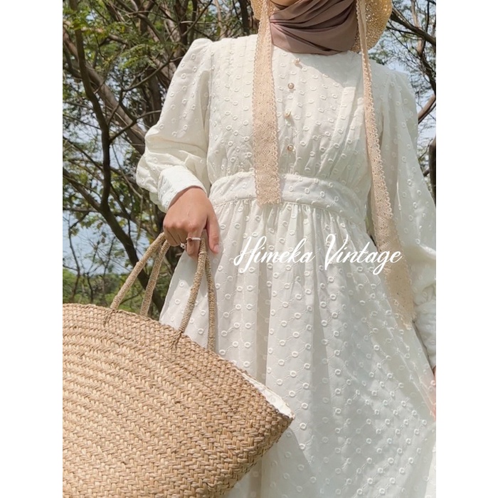 LIZZIE COTTON DRESS HIMEKA VINTAGE
