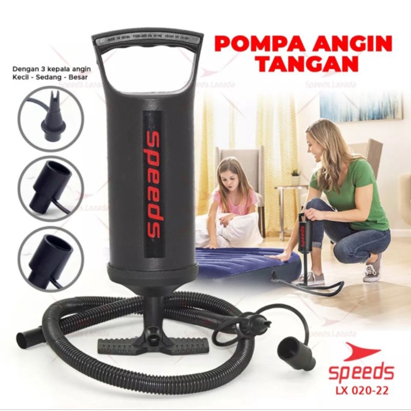 pompa angin manual / pompa kasur angin / pompa kolam renang manual