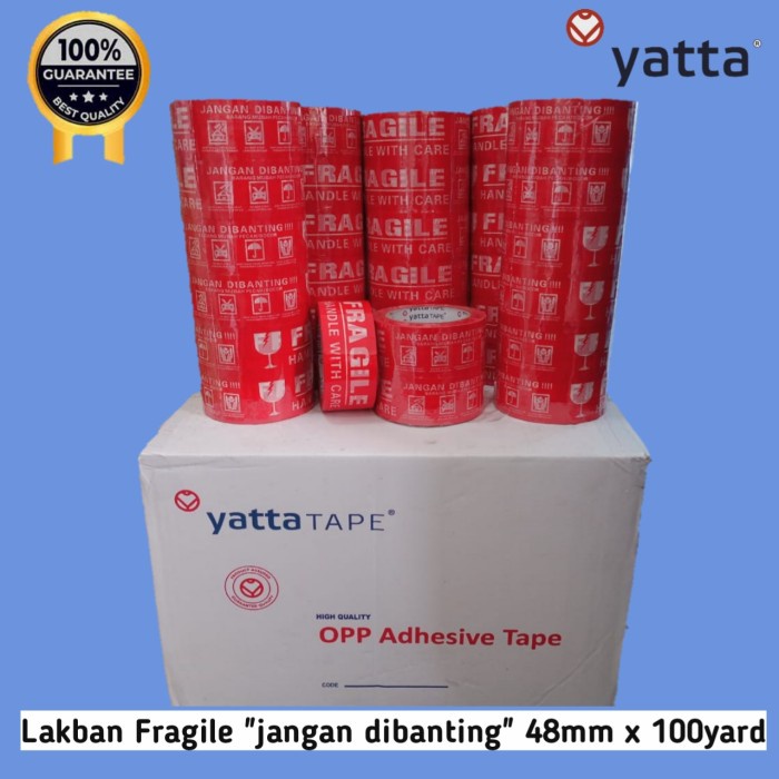 

Lakban Yatta Jangan Dibanting + Fragile (Slop @ 6 Roll)