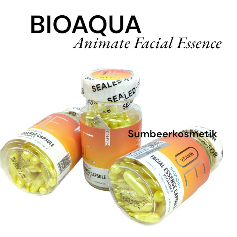 BIOAQUA - Serum Wajah Animate Vitamin E Facial Essence Capsule