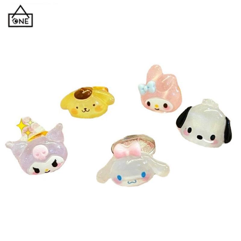 COD❤️Cinnamoroll Anjing Kulomi Cincin Resin Lucu Girly Pasangan Saudara Perempuan Pembuka Pacar Kartun-A.one