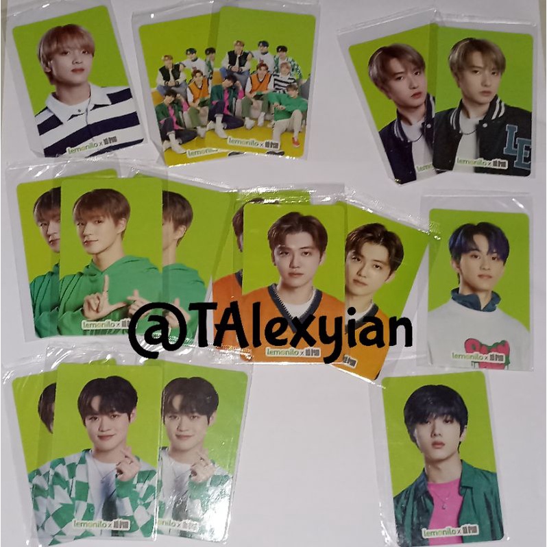 photocard NCT dream x lemonilo