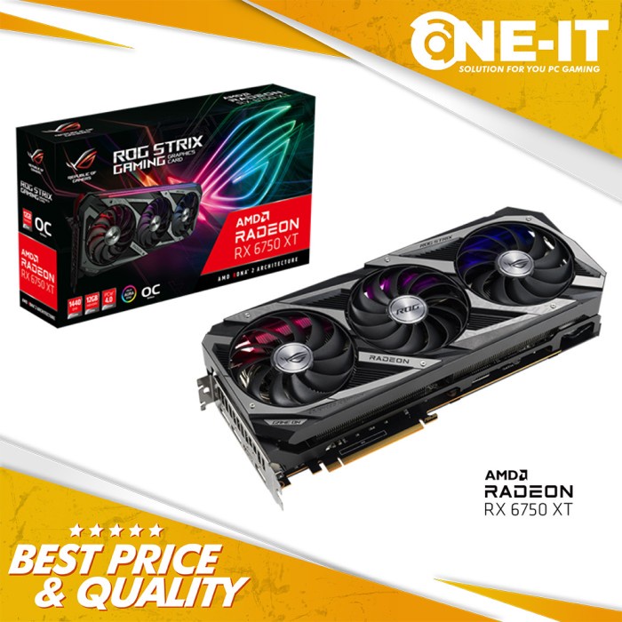 VGA ASUS ROG Strix Radeon RX 6750 XT OC 12G 12GB GDDR6