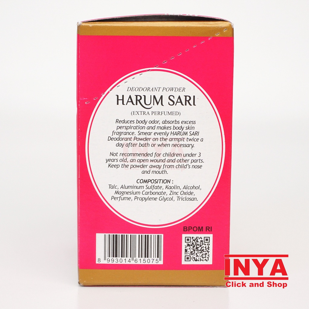 HARUM SARI BEDAK BB EKSTRA WANGI BOX 10x13gr - Deodorant Powder