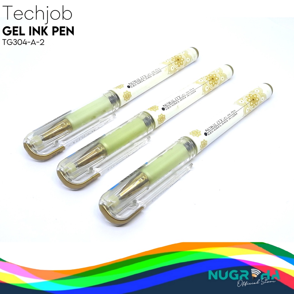 

PULPEN BALLPOINT PENA GEL INK 0.5 TECHJOB TG304-A-2