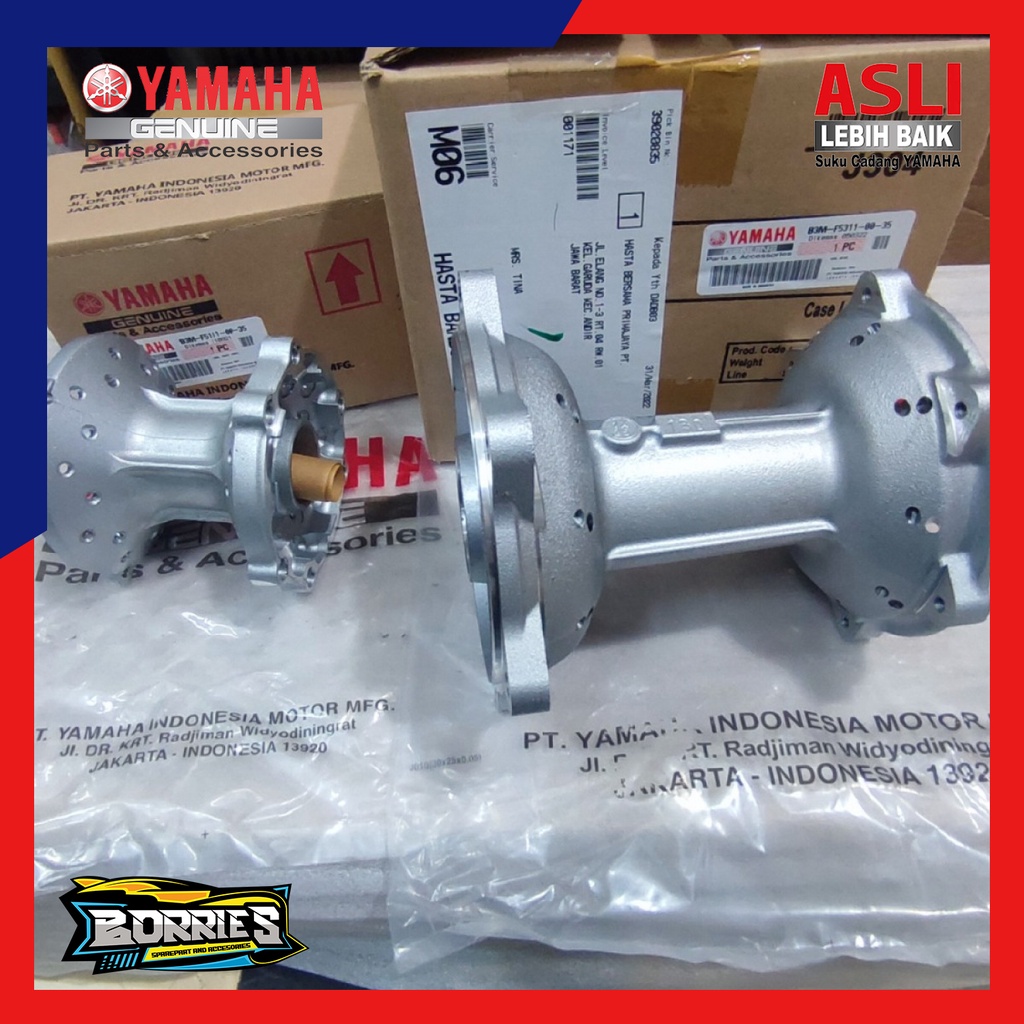 TROMOL YAMAHA WR155 WR-155 SET DEPAN BELAKANG B3M ASLI YAMAHA