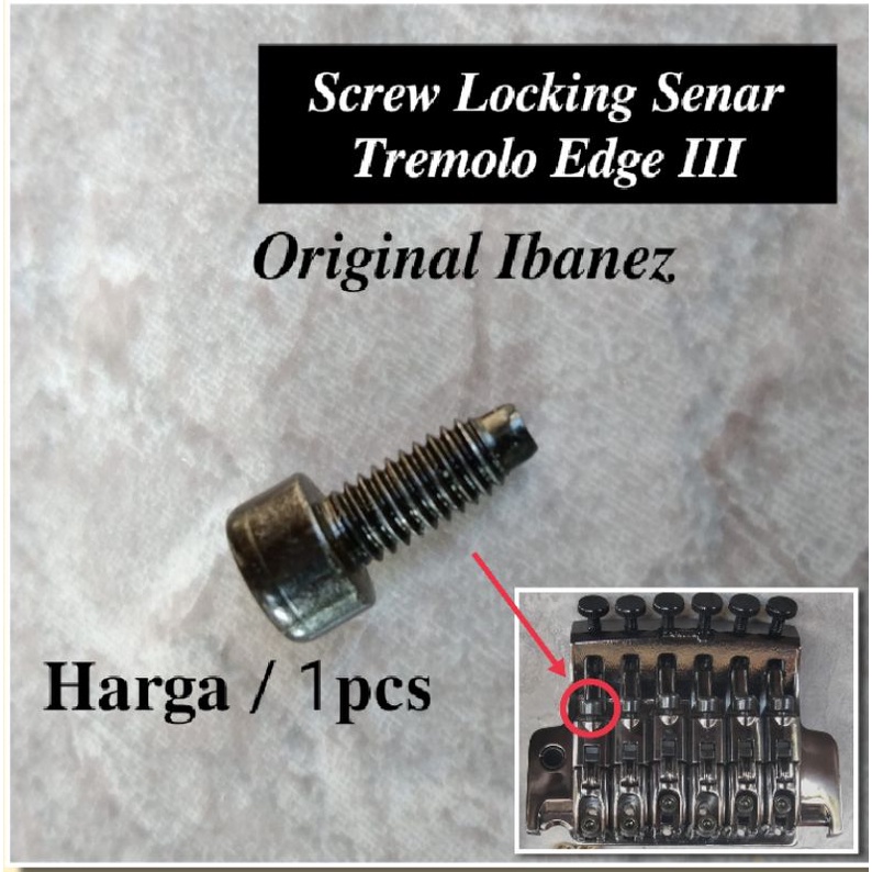 screw locking senar tremolo edge III edge 3 ibanez lo pro japan