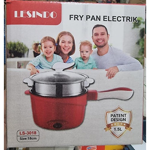 PANCI LISTRIK PORTABLE ELEKTRIK TRAVEL KUKUS GORENG ELECTRIC KOS LS