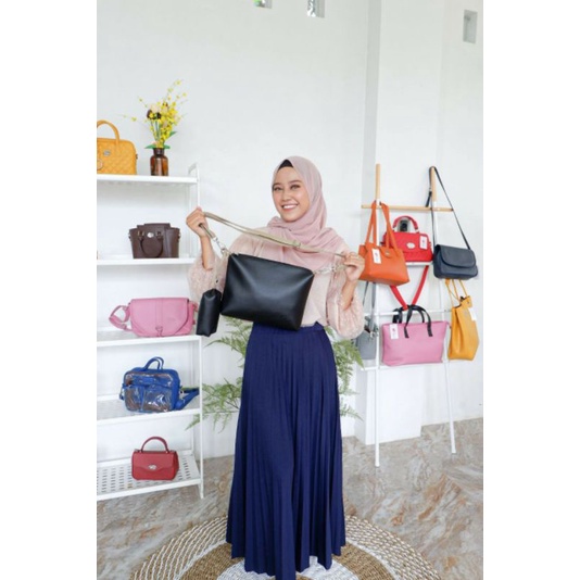 Tas Slempang My Qeena - New Aruna Bag - Sling Bag - Bonus Pouch