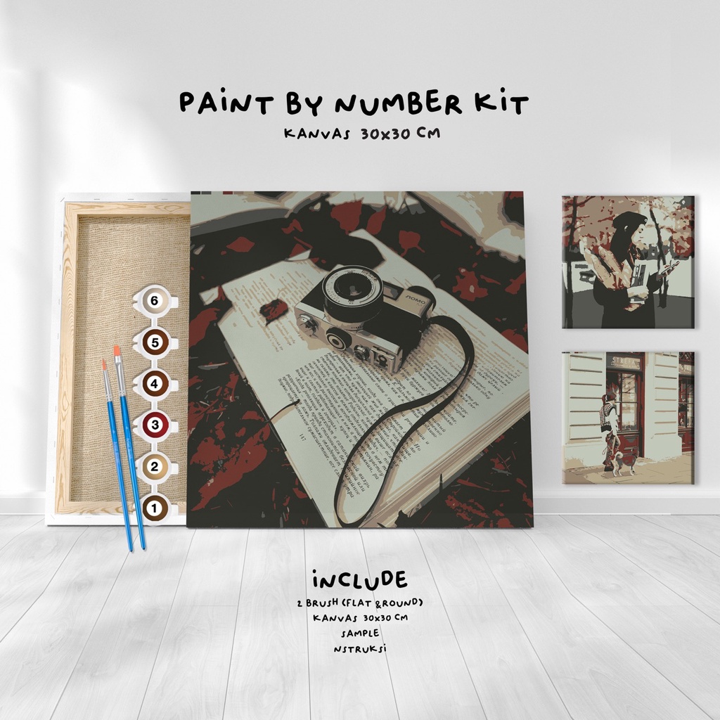 

Paint by Number KIT Chill series Kanvas 30x30 cm