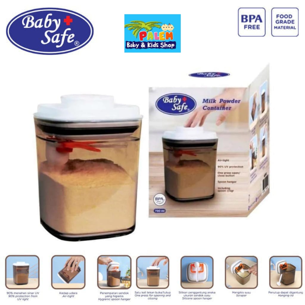 Baby Safe Milk Container Premium Quality MC003/ Wadah Susu 700ml dan 1700ml