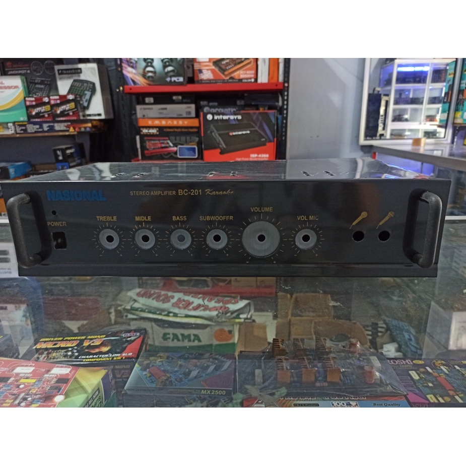 BOX POWER AMPLIFIER SOUND SYSTEM BC201 KARAOKE BOSTEC MURAH